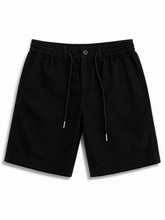 Short homme en lin noir blanc beige Forreal Store