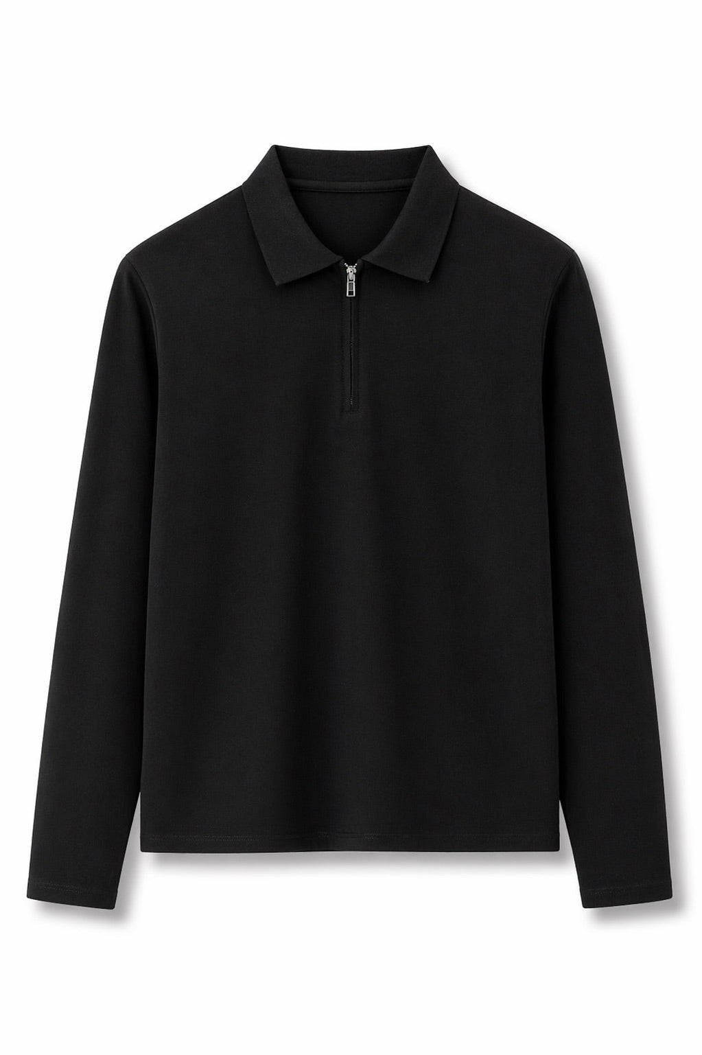 Polo homme half-zip manches longues Forreal Store