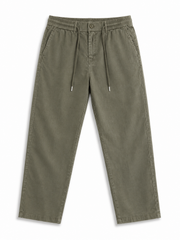 Pantalon homme en lin kaki et blanc Forreal Store