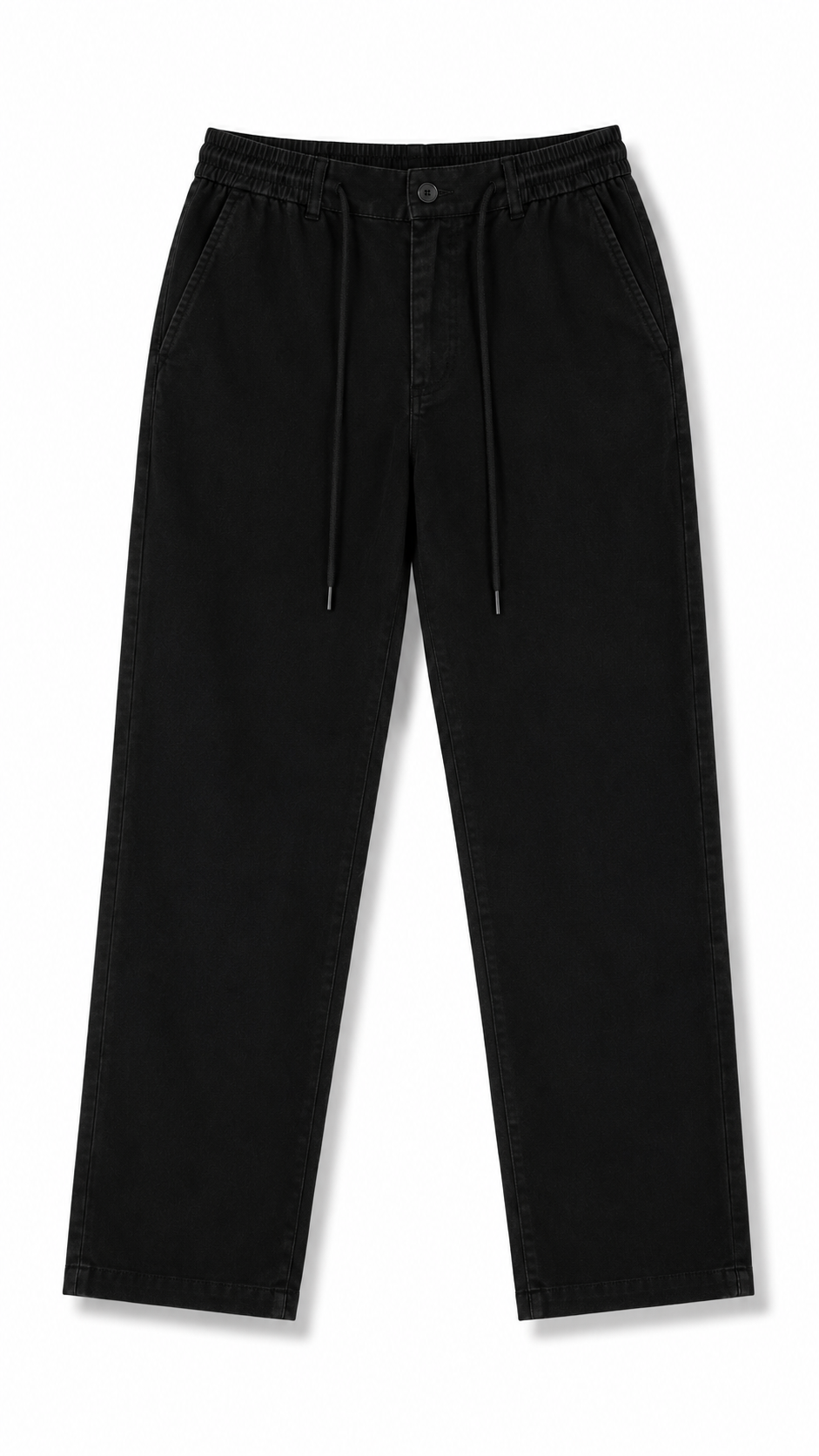 Pantalon homme en lin gris et noir Forreal Store