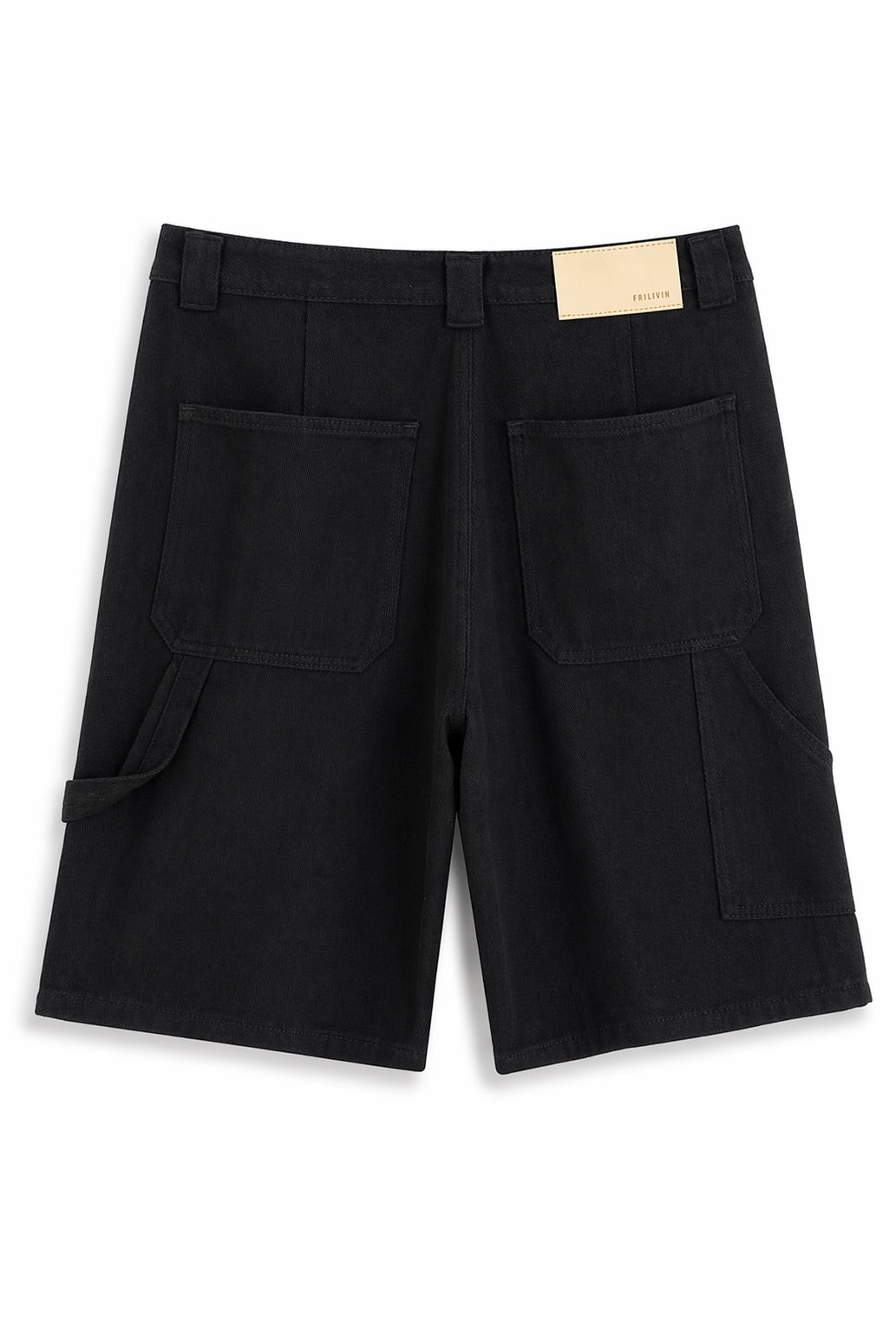 Short homme oversize noir streetwear Forreal Store
