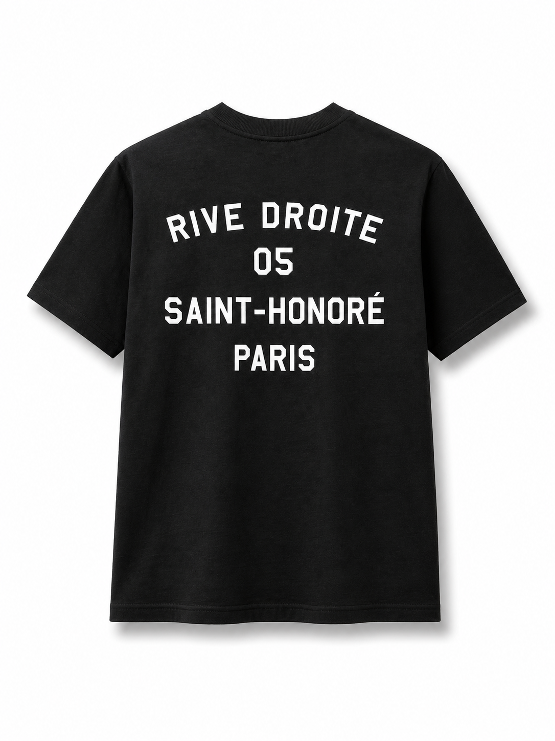 T-shirt homme imprimé noir Rive Droite Forreal Store