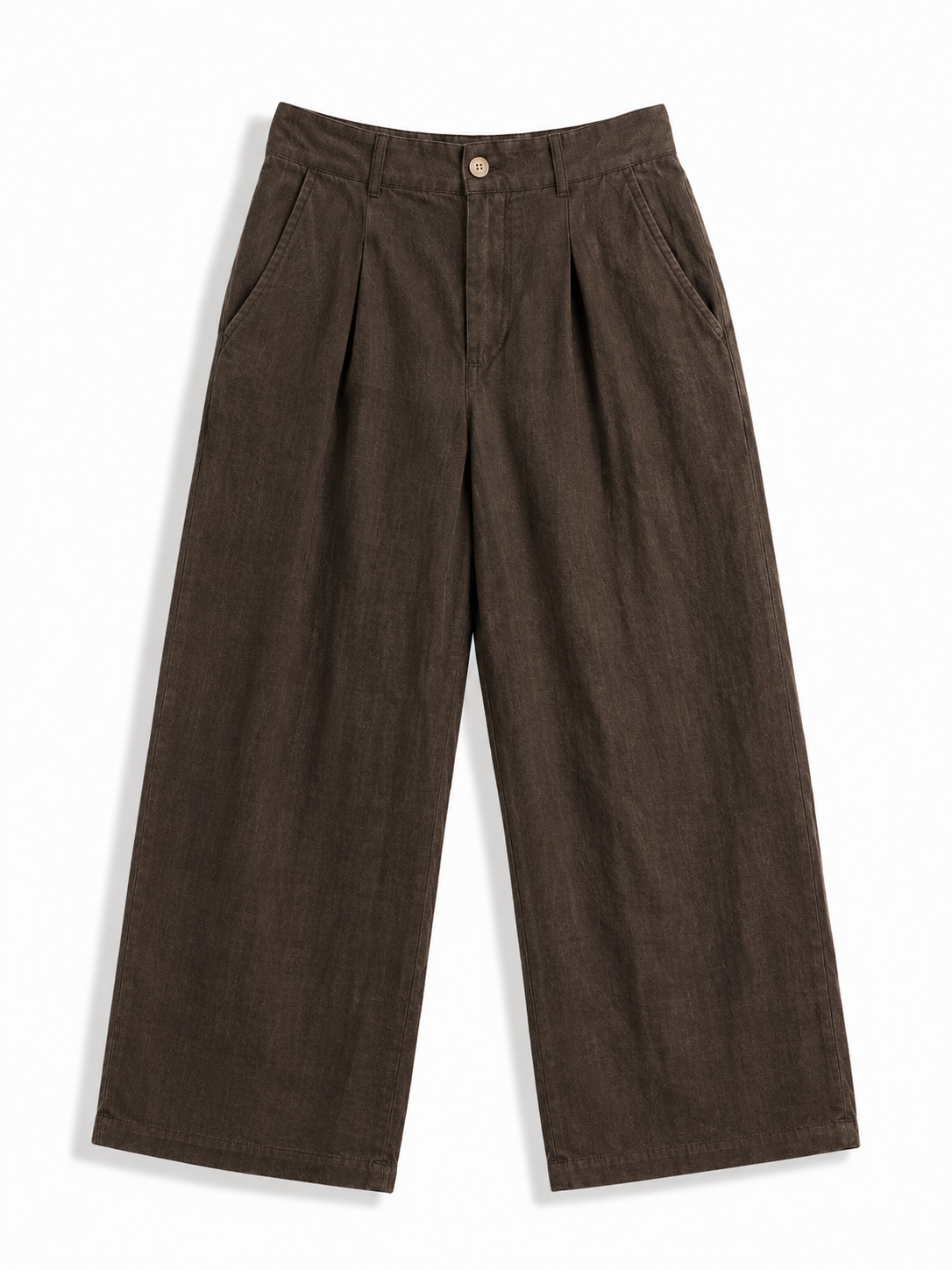 Pantalon wide leg homme plissé Forreal Store