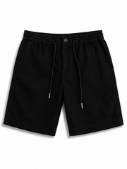 Short homme en lin noir blanc beige Forreal Store