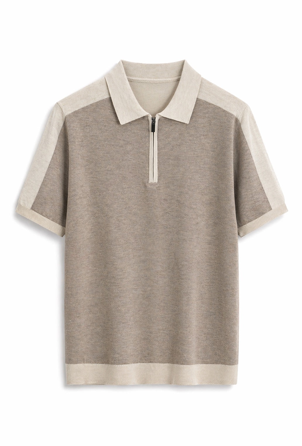 Polo homme noir et beige Forreal Store
