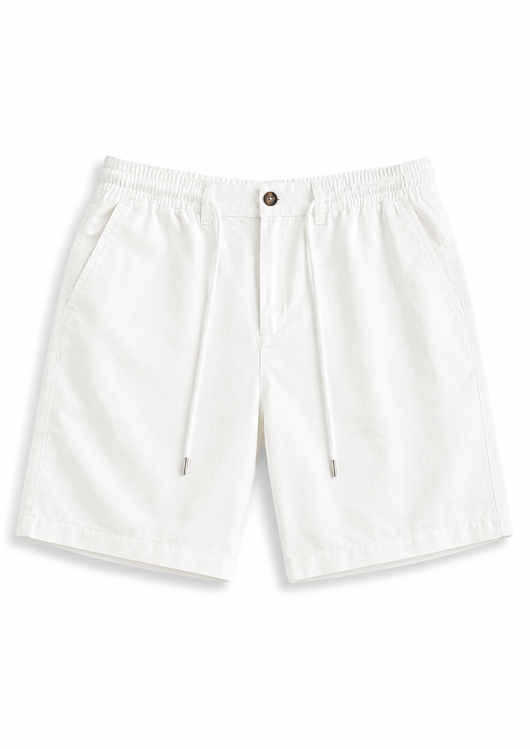 Short homme en lin noir blanc beige Forreal Store