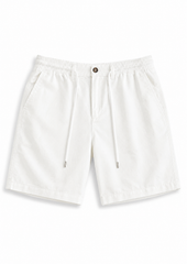 Short homme en lin noir blanc beige Forreal Store