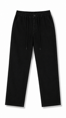 Pantalon homme en lin gris et noir Forreal Store